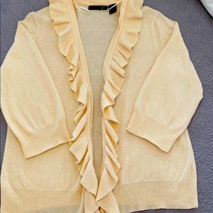 Women’s Ruffled open cardigan XL